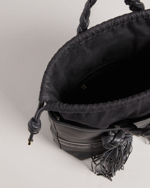 SAFFYA-Bags-Branded Tassel Detail Mini Tote- Ted Baker Romania